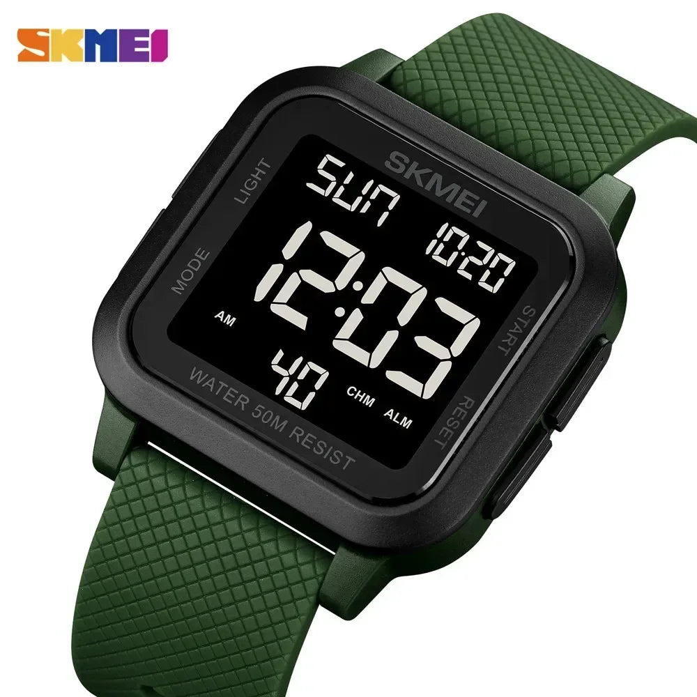 SKMEI1894  LED Display Shock Digital Watch reloj hombre Outdoor Sport Men Alarm Chrono Clock 5Bar Waterproof Military Watches