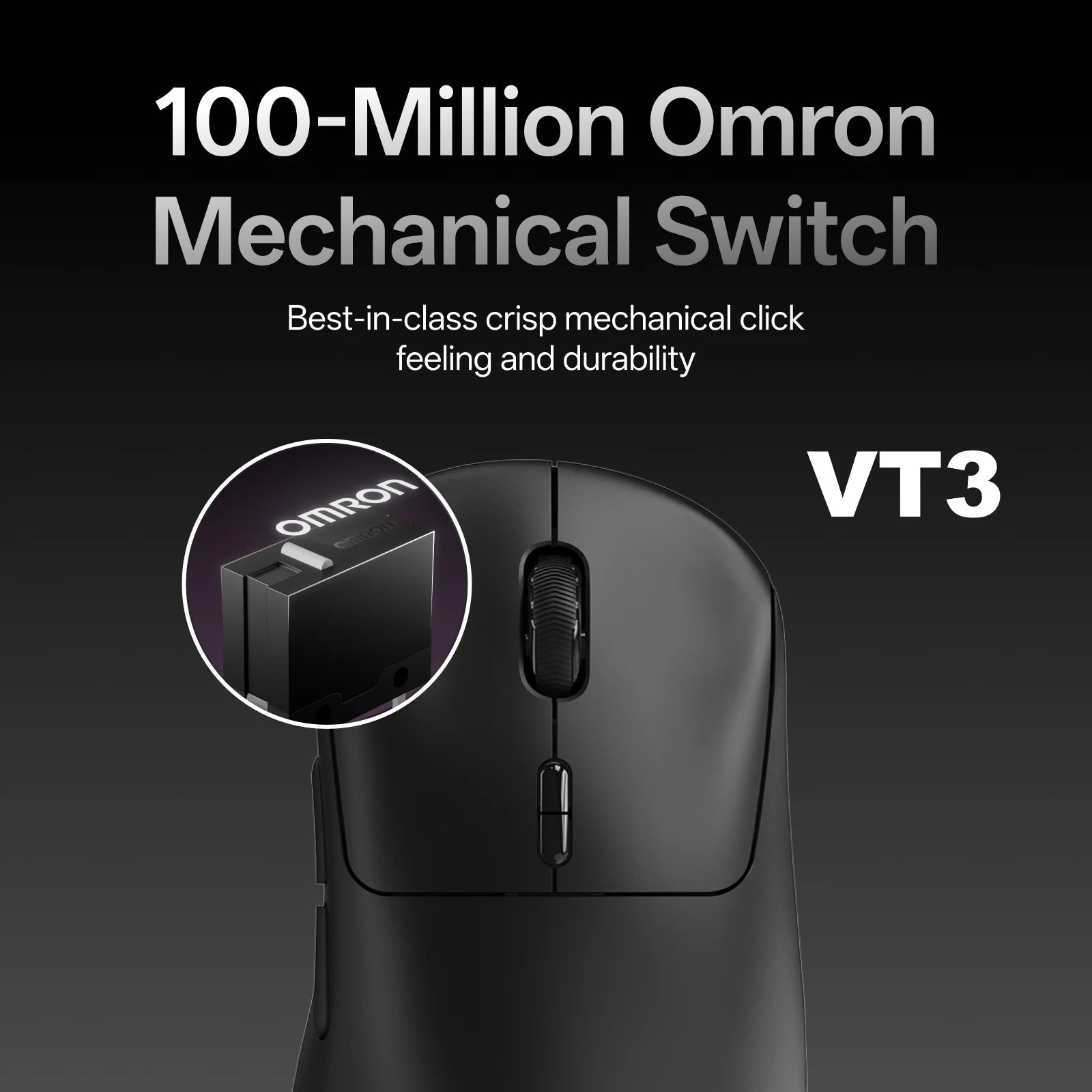 Rapoo VT3 /VT3 MAX Wireless Gaming Mouse True 8K Wireless Polling Rate 53g Lightweight Up to 750Hr Battery Life Macro Enabled