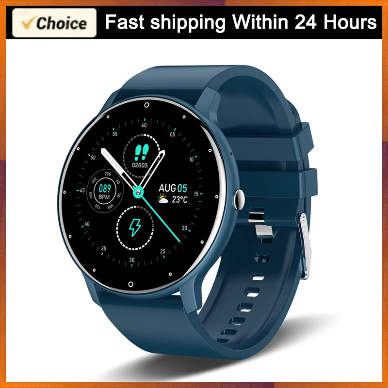 LIGE 2026 Smart Watch Women Men Ladies Gift Sport Fitness Men Watches Heart Rate Monitor Waterproof Smartwatch For Android IOS