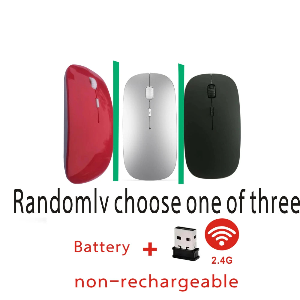 Rechargeable Bluetooth Mouse Wireless Dual Mode Electronics Silent Computer  gaming  Ergonomic Gamer 2.4 USB for PC Laptops