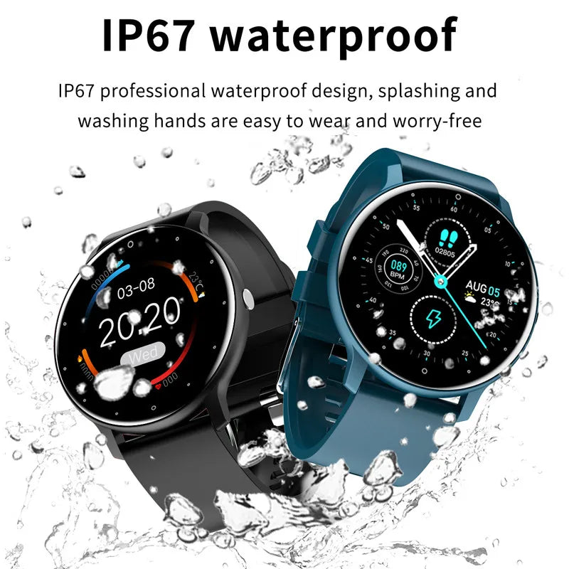 NEW ZL02 Men Smart Watch Heart Monitor Wireless Call Fitness IP68 Waterproof Sports Women Smartwatch for IOS Android Phones 2025