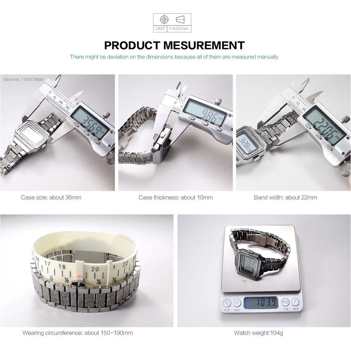 Fashion LED Digital Watch for Men Retro Simple Style Electronic Wristwatch with Stainless Steel Strap Luminous Backlight 0325