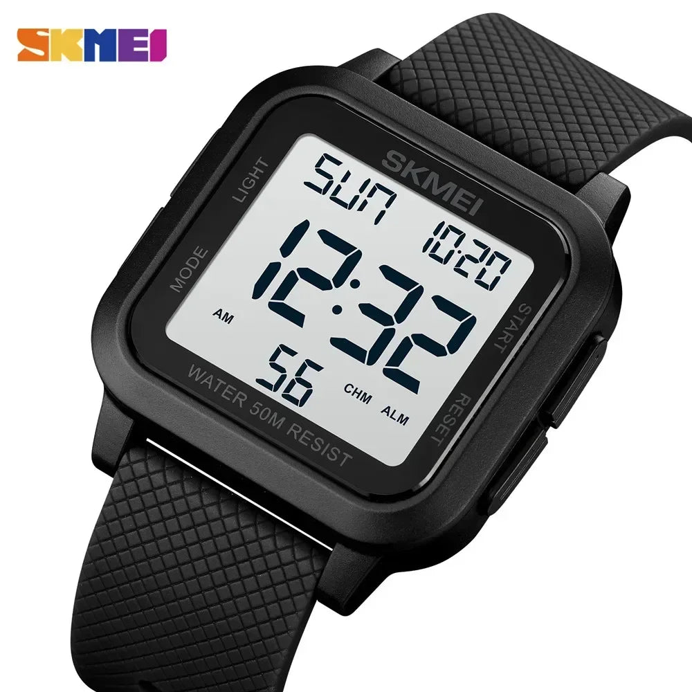 SKMEI1894  LED Display Shock Digital Watch reloj hombre Outdoor Sport Men Alarm Chrono Clock 5Bar Waterproof Military Watches