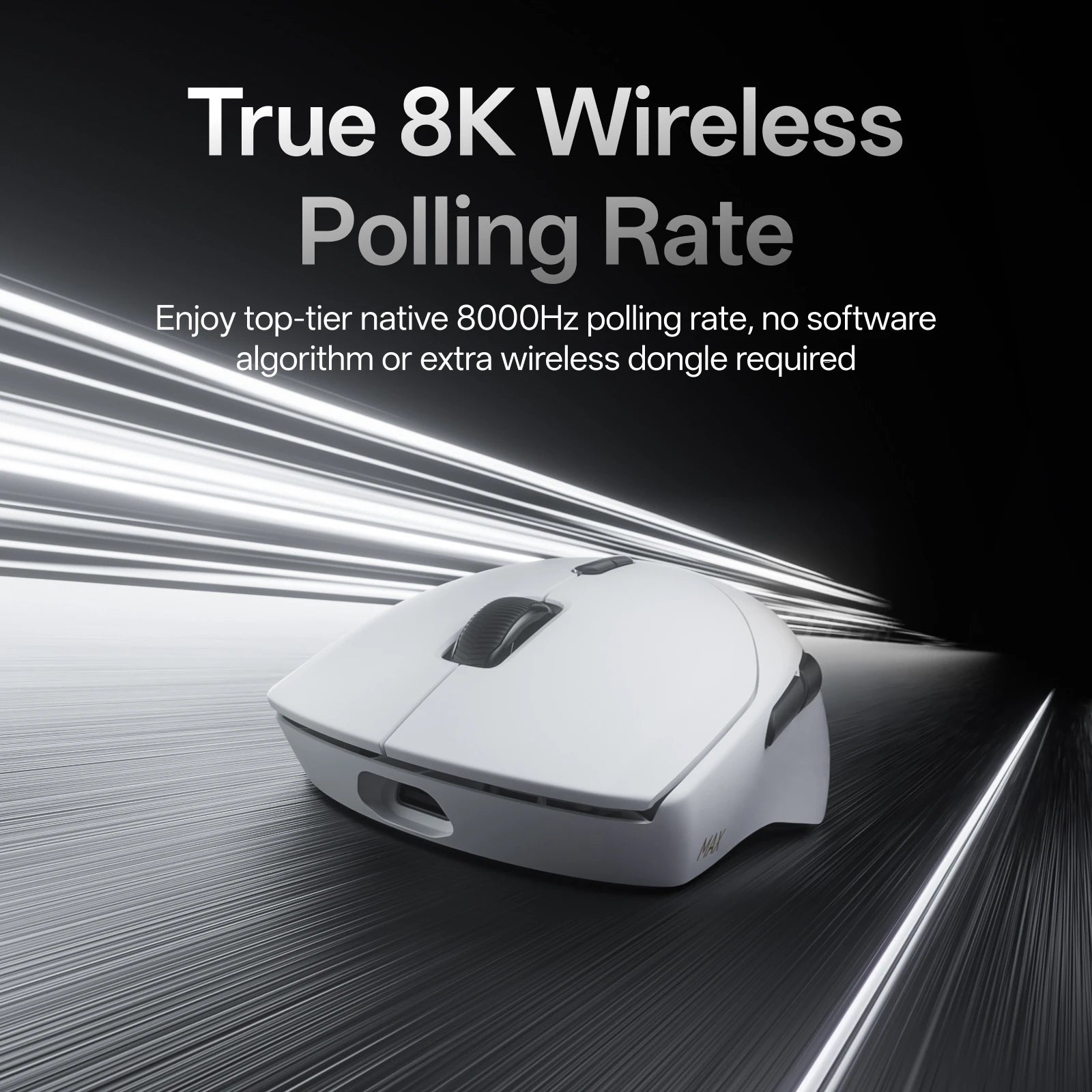 Rapoo VT9 GEN-2 Wireless Gaming Mouse True 8K Wireless Polling Rate 53g Lightweight Up to 750Hr Battery Life