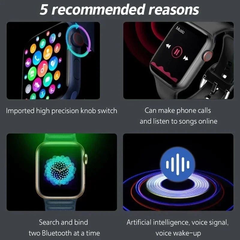 2025 Smart Watch For Apple NEW Series 10 BT Local Music 2.01” Heart Rate Menu Multi-motion Mode