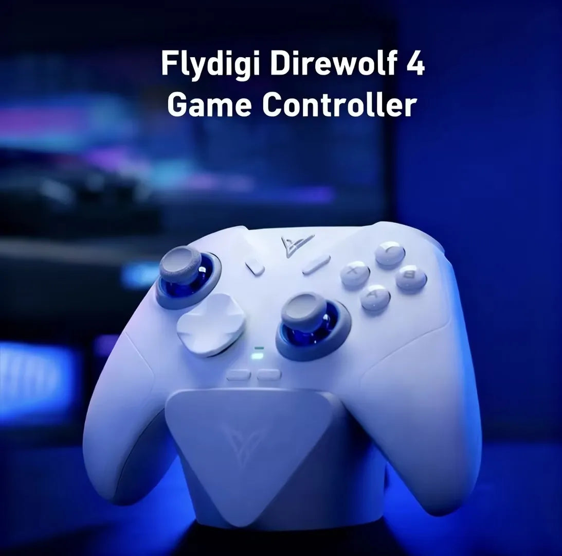 The Flydigi Direwolf 4 multi-mode wireless game controller supports PC, Nintendo Switch, Android, and iOS phones.
