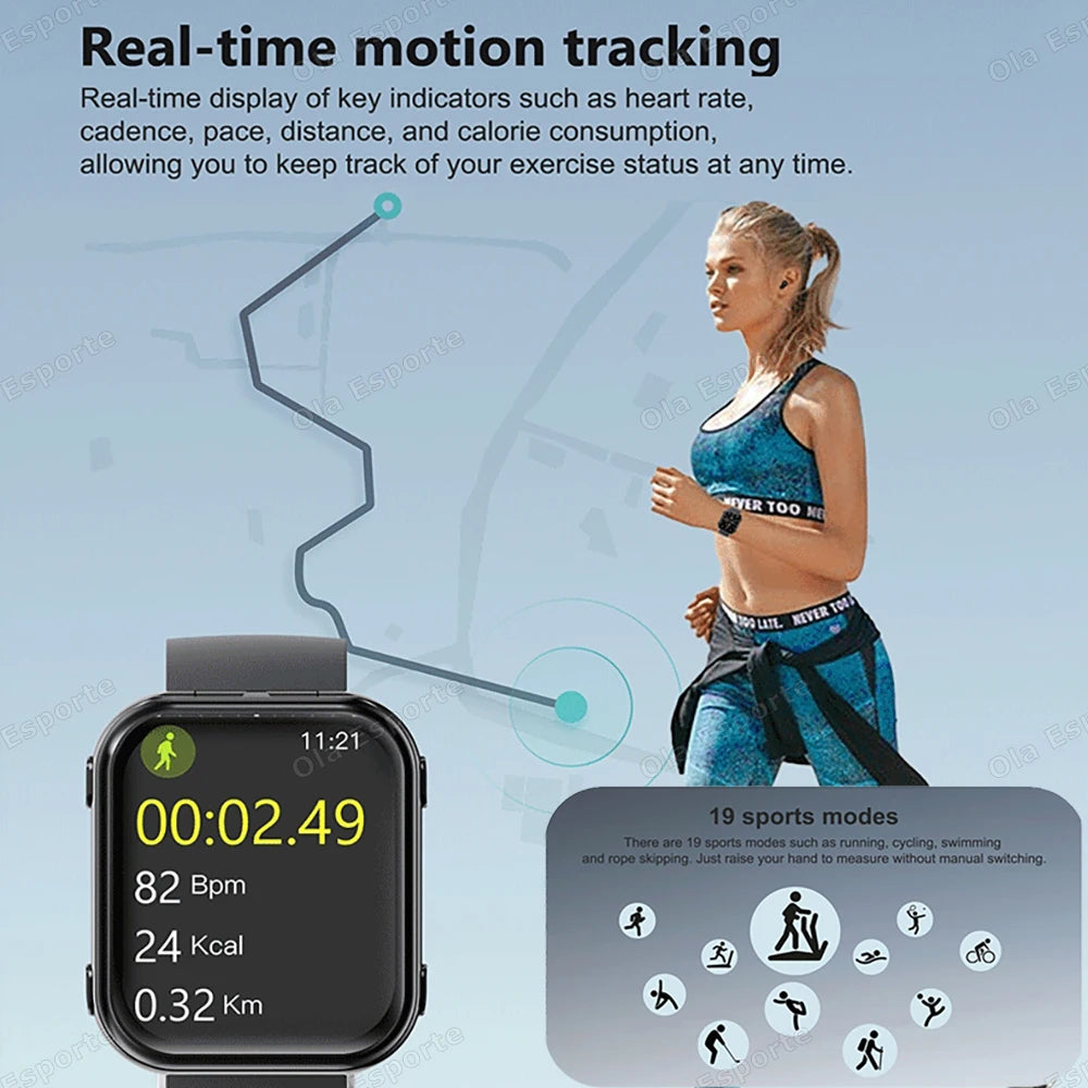 TWS 2in1 New Smart Watch 2025 Bluetooth Earphones HIFI Sound Quality Bluetooth Call Health Monitor Sports Smartwatches Men Women