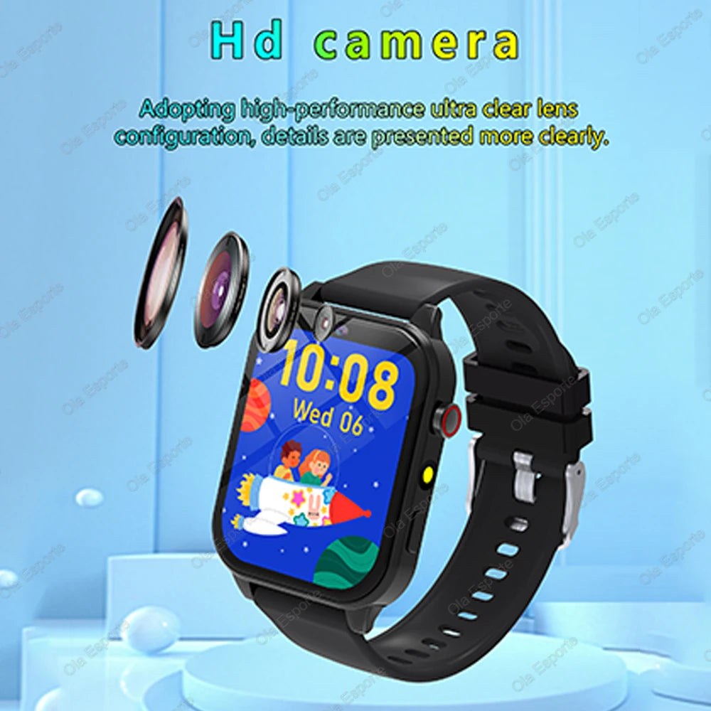 Kids Smartwatch Game Flashlight Toy Waterproof Electronics Touch Screen HD Camera Alarm Children watch Boy Girl Birthday Gift
