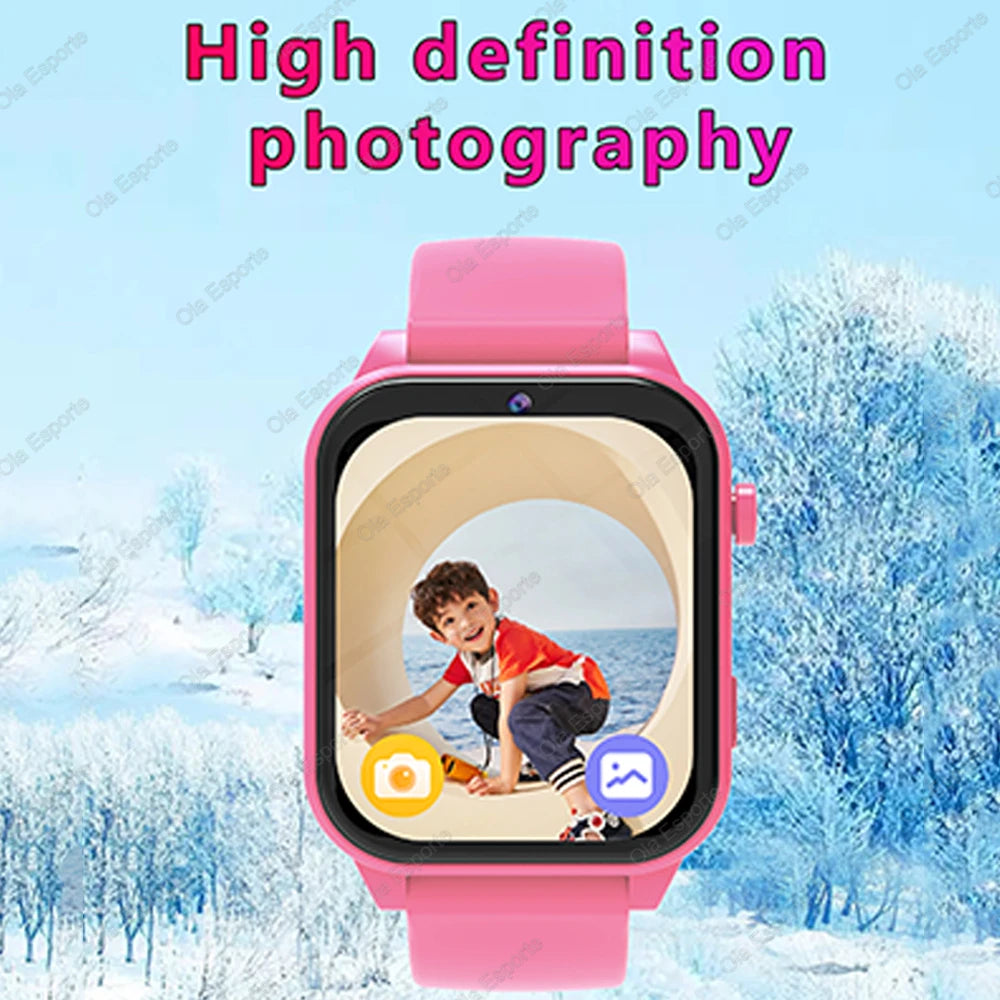 Kids Smartwatch Game Flashlight Toy Waterproof Electronics Touch Screen HD Camera Alarm Children watch Boy Girl Birthday Gift