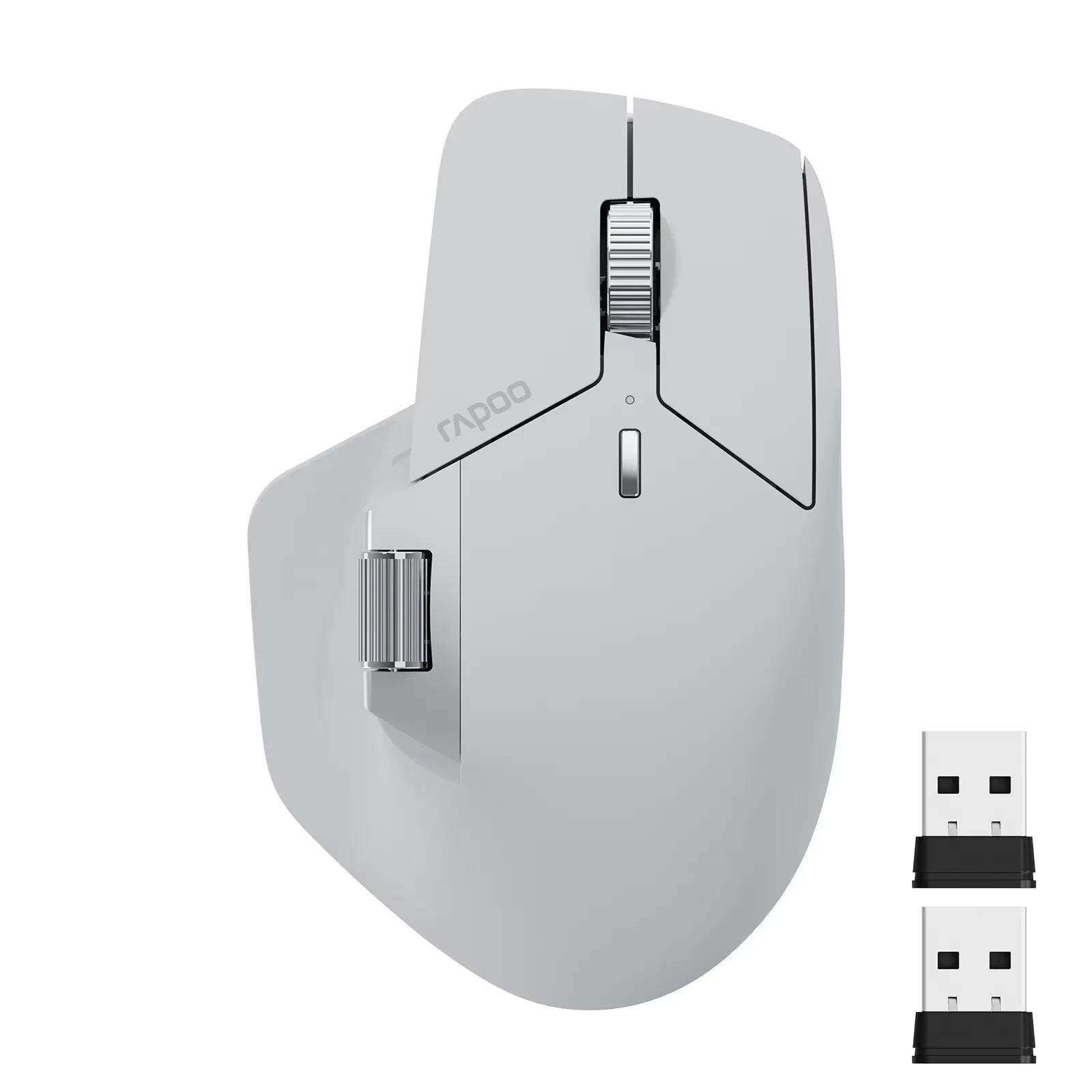 Rapoo MT720L Multi-mode Rechargeable Wireless Mouse 4000 DPI Bluetooth Mouse Easy-Switch Up to 4 Devices