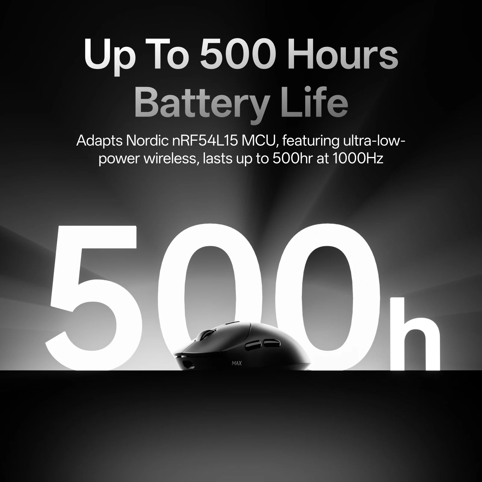 Rapoo VT2 MAX Wireless E-sports Gaming Mouse with 8K Polling Rate Optical Sensor Ergonomic Design 53g Lightweight for PC Latop