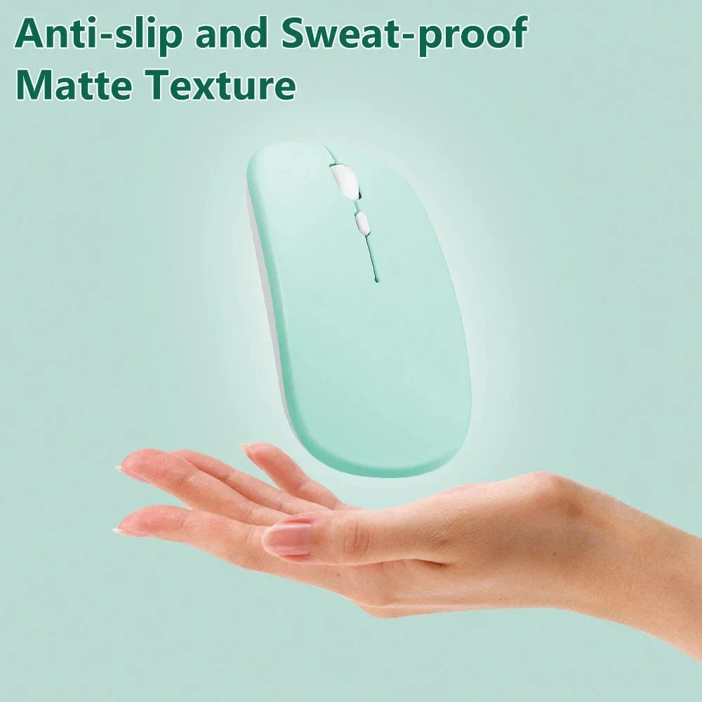 Rechargeable Bluetooth Mouse Wireless Dual Mode Electronics Silent Computer  gaming  Ergonomic Gamer 2.4 USB for PC Laptops