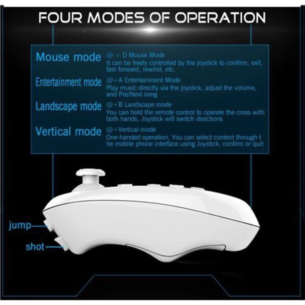 VR Control Joystick for Android iPhone Phone Gamepad Bluetooth Controller Mobile Trigger Joypad Game Console Pad PC Smart TV Box