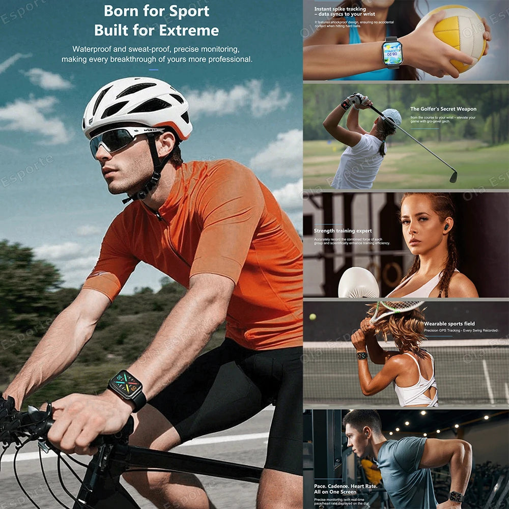 TWS 2in1 New Smart Watch 2025 Bluetooth Earphones HIFI Sound Quality Bluetooth Call Health Monitor Sports Smartwatches Men Women