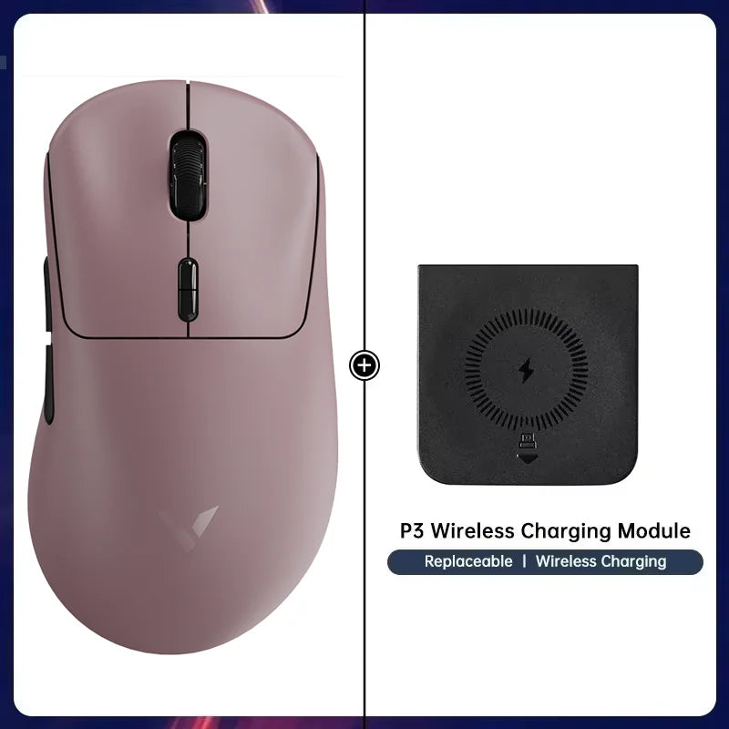 Rapoo VT3 GEN-2 Wireless Gaming Mouse True 8K Wireless Polling Rate 53g Ultra Lightweight Up to 750Hr Battery Life Macro Enabled