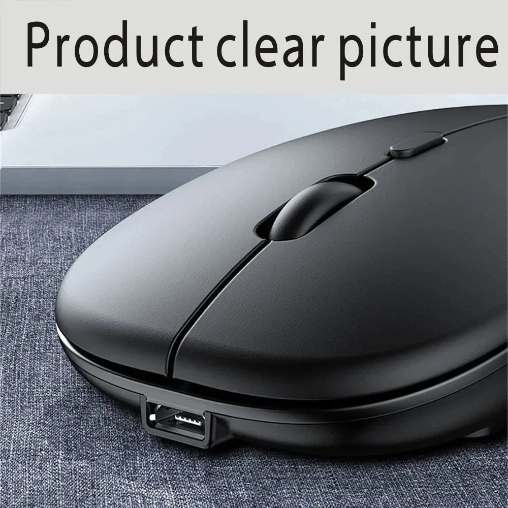 Rechargeable Bluetooth Mouse Wireless Dual Mode Electronics Silent Computer  gaming  Ergonomic Gamer 2.4 USB for PC Laptops