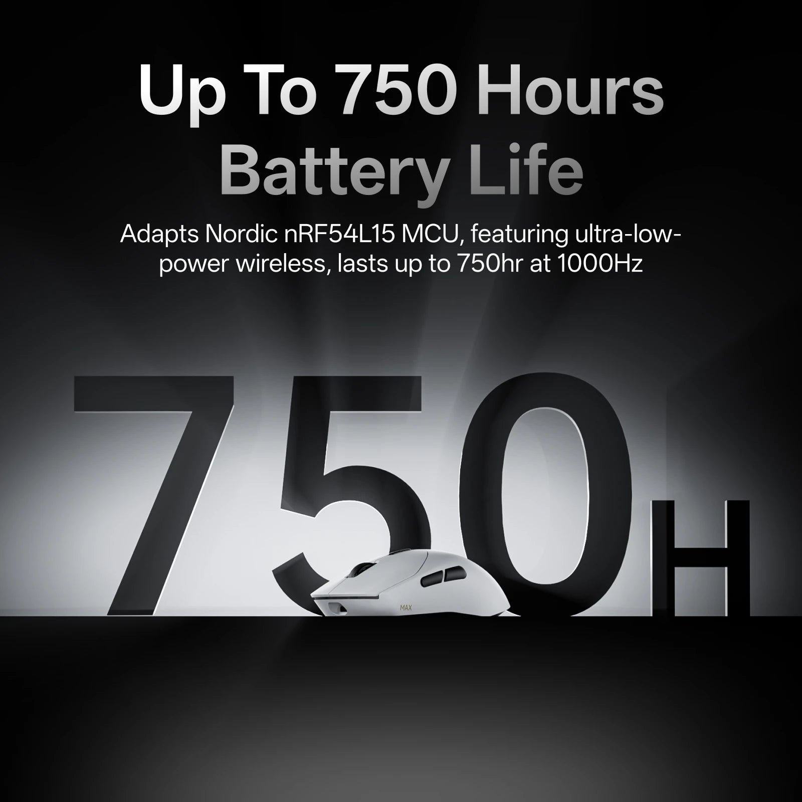 Rapoo VT9 GEN-2 Wireless Gaming Mouse True 8K Wireless Polling Rate 53g Lightweight Up to 750Hr Battery Life