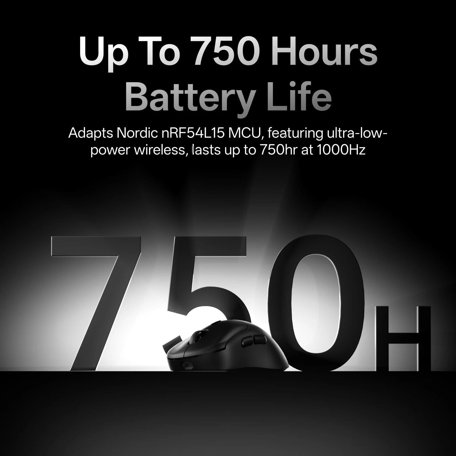 Rapoo VT3 /VT3 MAX Wireless Gaming Mouse True 8K Wireless Polling Rate 53g Lightweight Up to 750Hr Battery Life Macro Enabled