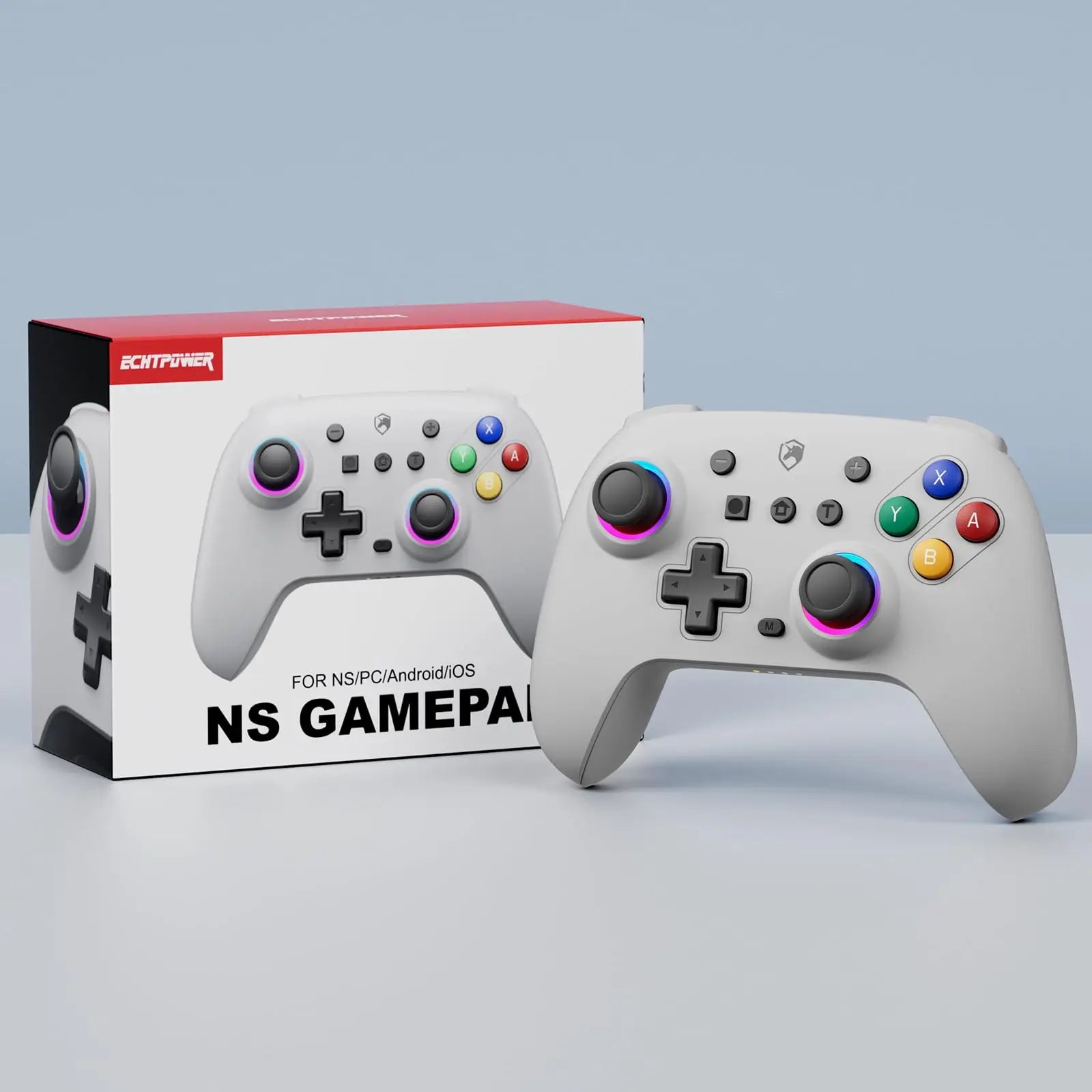 ECHTPower Wireless Game Controllers for Nintendo Switch/Switch Lite/OLED Hall Effect String Controller with Switch2 Support