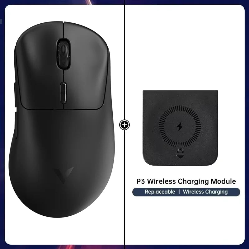 Rapoo VT3 /VT3 MAX Wireless Gaming Mouse True 8K Wireless Polling Rate 53g Lightweight Up to 750Hr Battery Life Macro Enabled